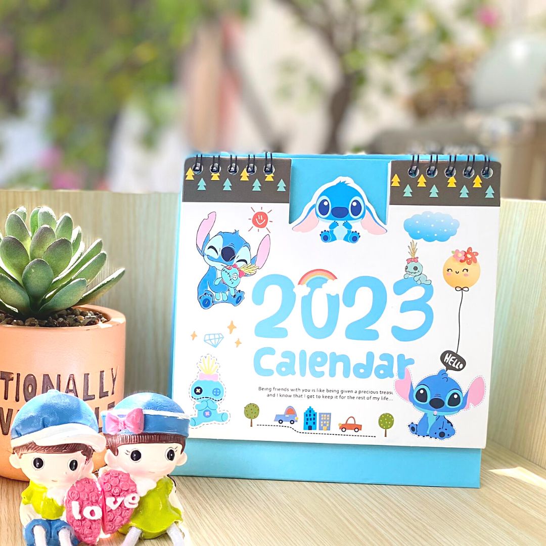 Lịch để bàn 2023 ghi chú tiện lợi 15x16cm