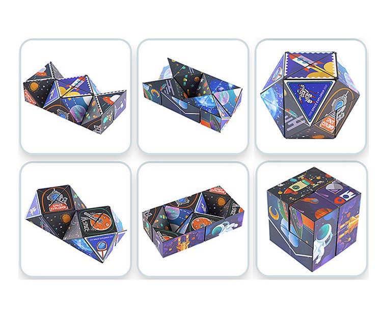 Đồ Chơi Khối Rubik 3D Thay Đổi Hình Dạng Độc Đáo Cho Bé