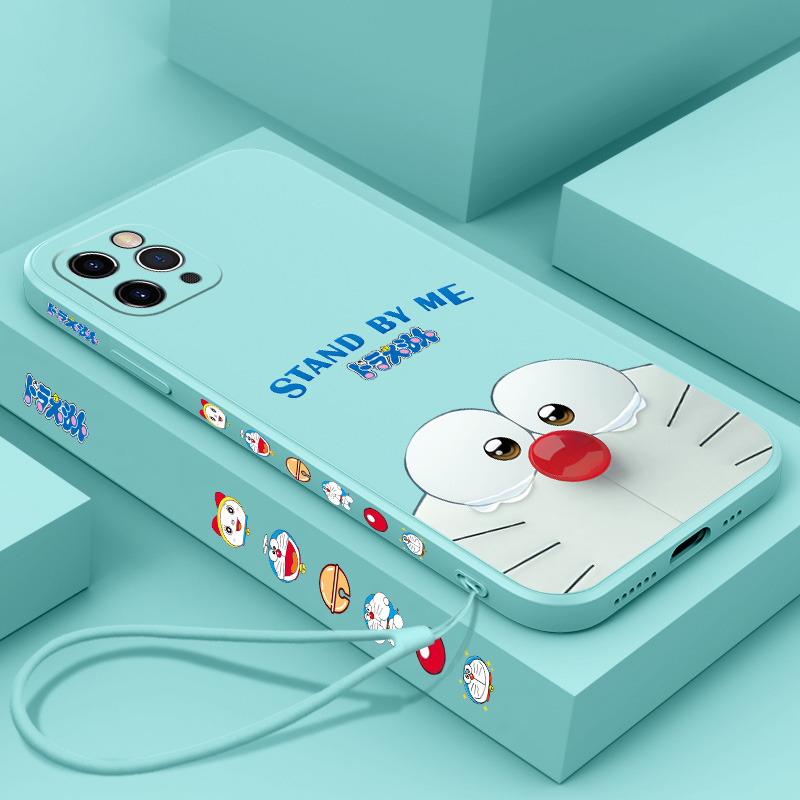 Ốp Lưng Iphone case iphone Dây Buộc Doraemon ốp lưng điện thoại  ốp iphone 13/12/11 /pro / max /6/6plus/6s/6splus/7/7plus/8/8plus/x/xr/xsmax
