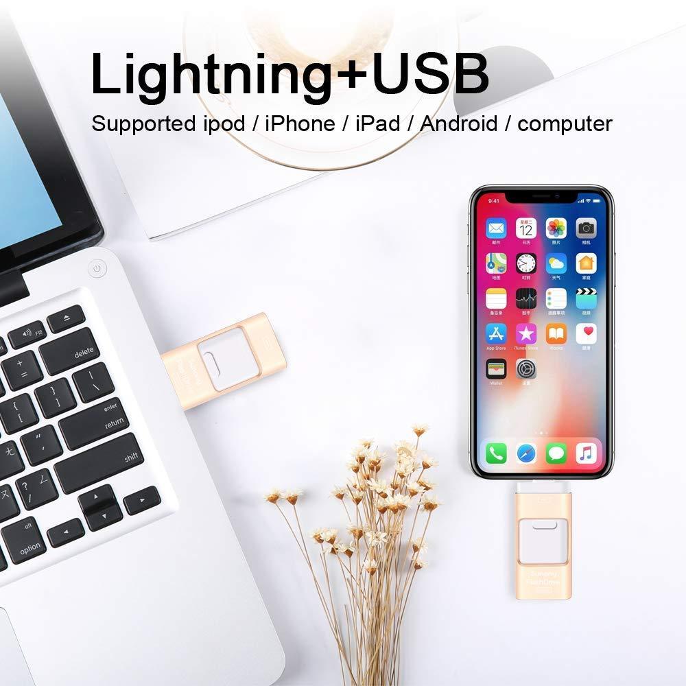 Ổ Cứng Di Động Flash Drive 128GB Dành Cho Iphone, IPad, IPod, Android Và PC