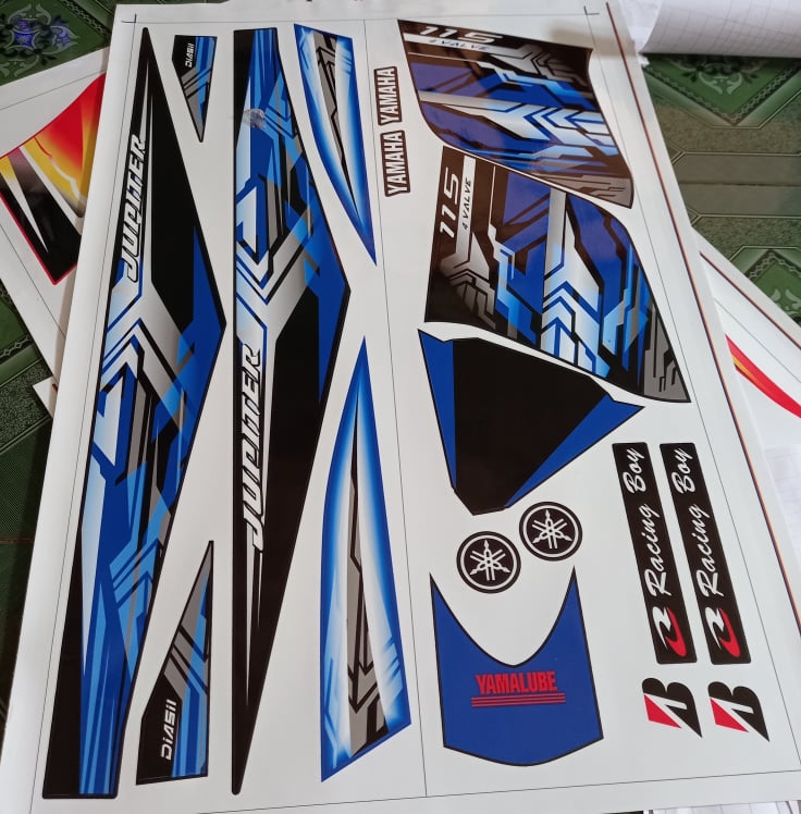 Tem rời jupiter mx xanh đen 3d