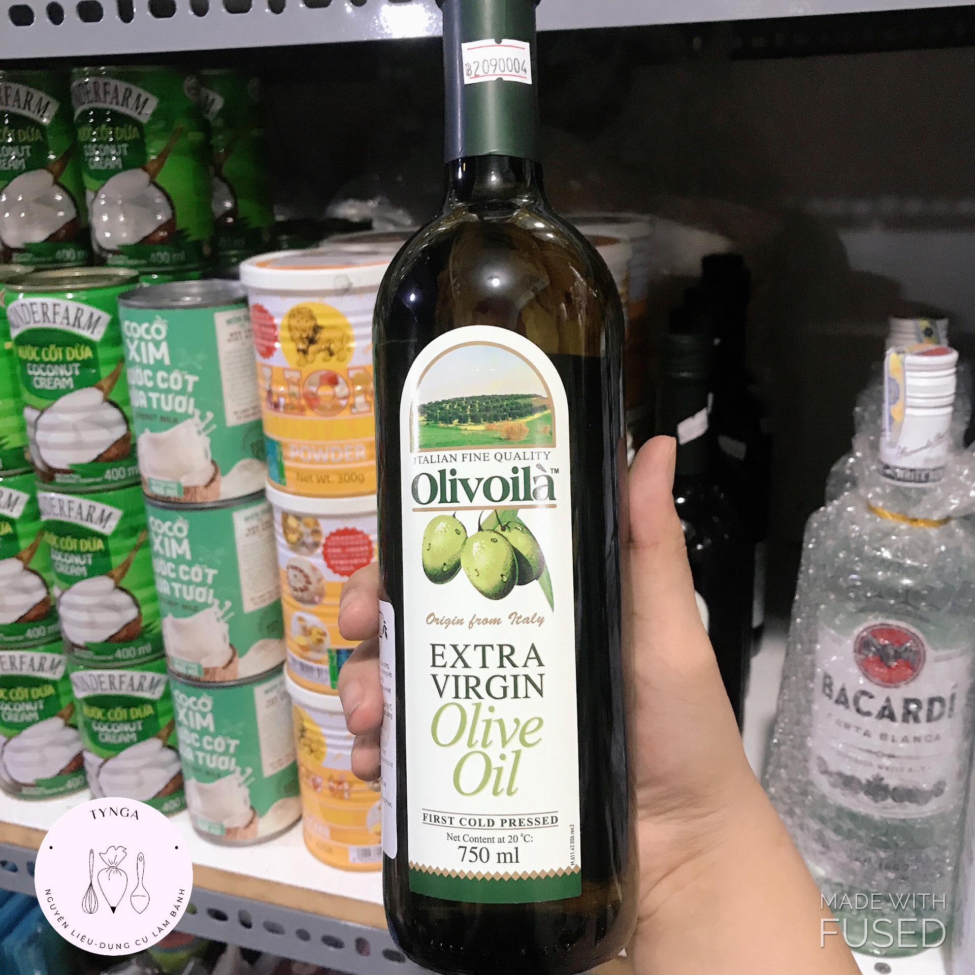 Dầu olive extra virgin Olivoilà 750ml