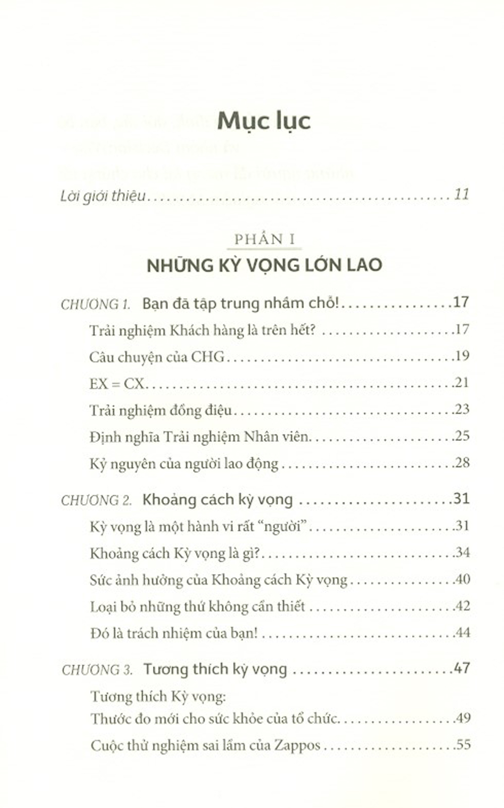Trải Nghiệm Nhân Viên