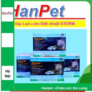 4 hộp 5 gói x 20 viên Diệt Chuột Storm CHỐNG ĐÔNG MÁU ( CHUỘT 413d)-HP10032LV thumbnail