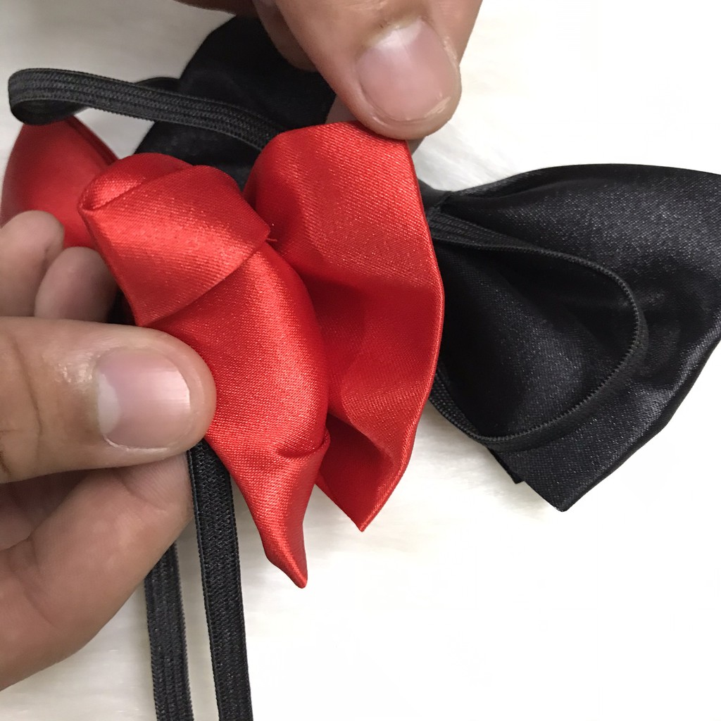 Nơ đeo cổ nam KING vải silk lụa phi bóng cao cấp giả rẻ [X04]