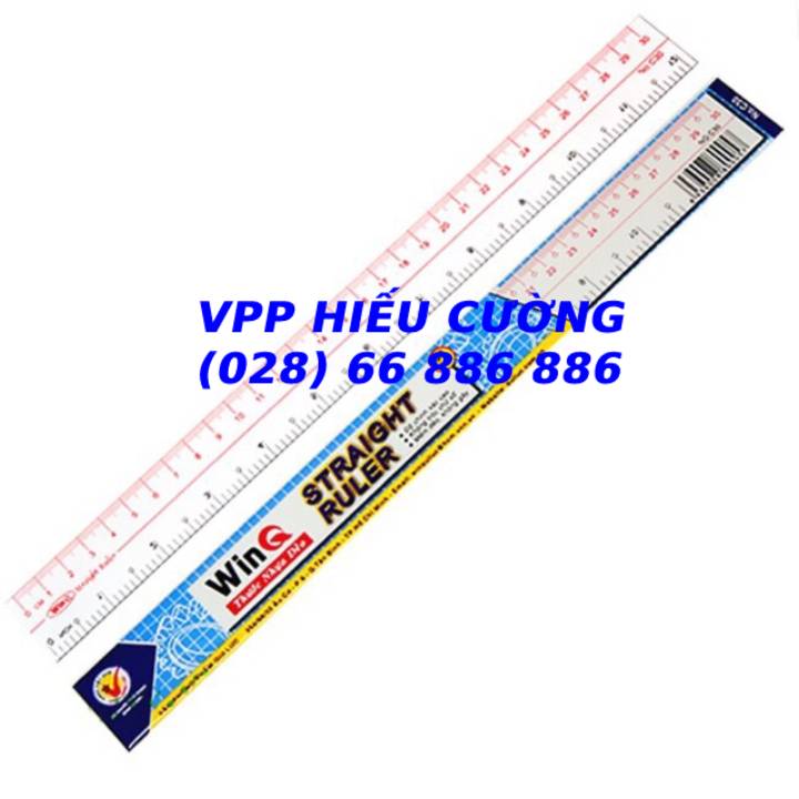 Thước kẻ 20cm, 30cm dẻo WinQ. Do VPP Hiếu Cường cung cấp