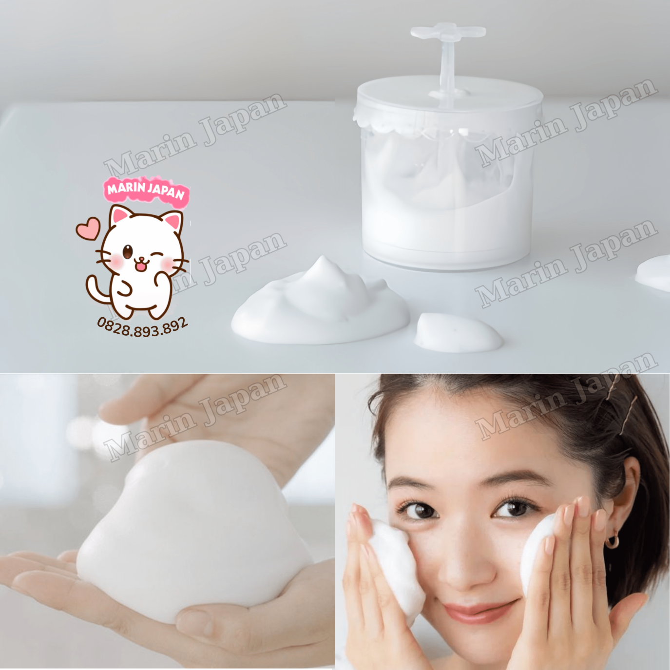 Cốc Tạo Bọt Sữa Rửa Mặt Daiso Nhật Bản