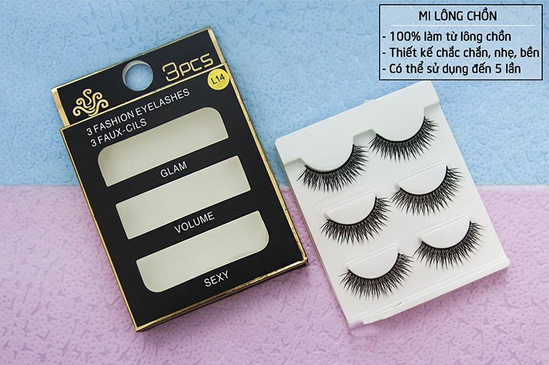 Lông mi chồn 3 Fashion Eyelashes 3 Faux (Dày mi L6)