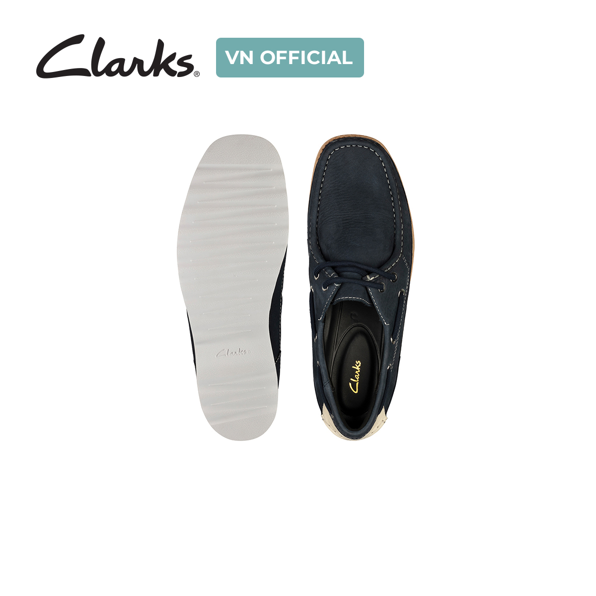 Giày Lười Da Nam Clarks - Durleigh Sail