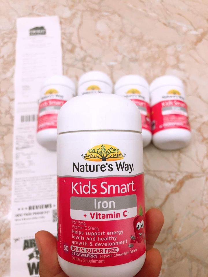 Nature Way Kids Smart Iron Vitamin C cho trẻ trên 2 tuổi