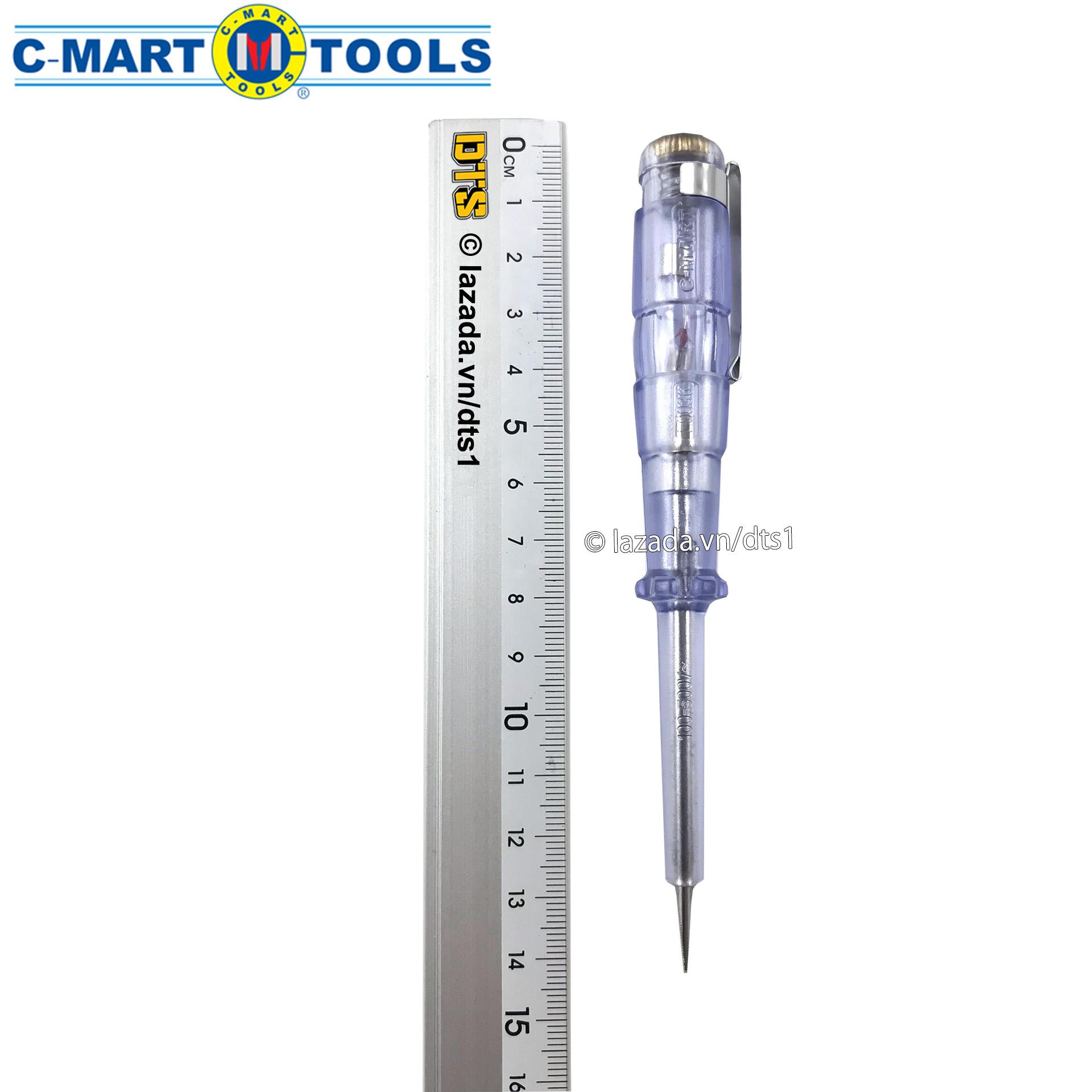 Bút thử điện AC100-500V 145mm C-Mart L0036