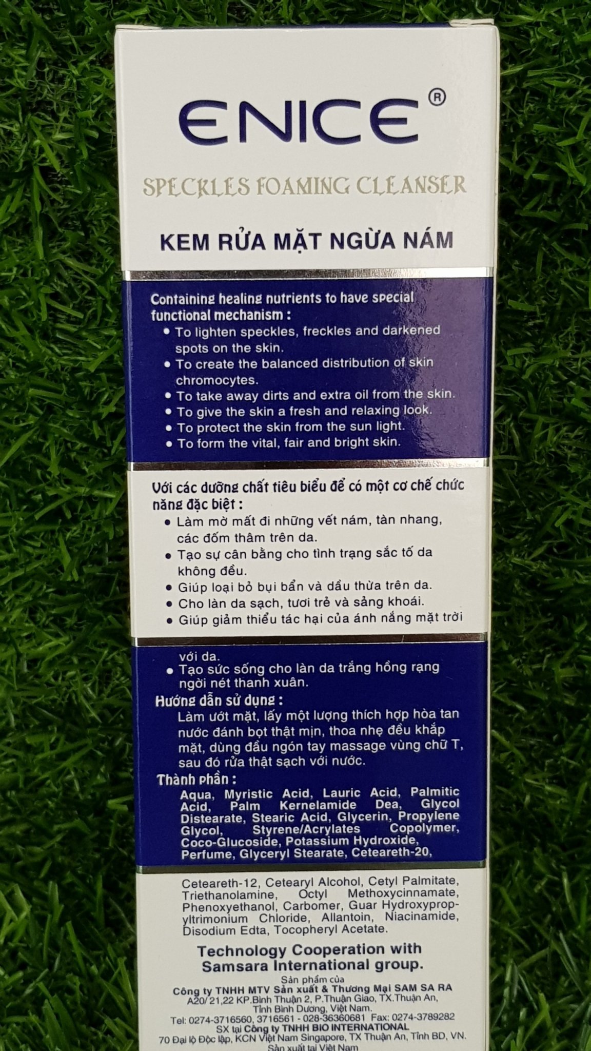 Sữa rửa mặt Samsara ngừa nám 100g