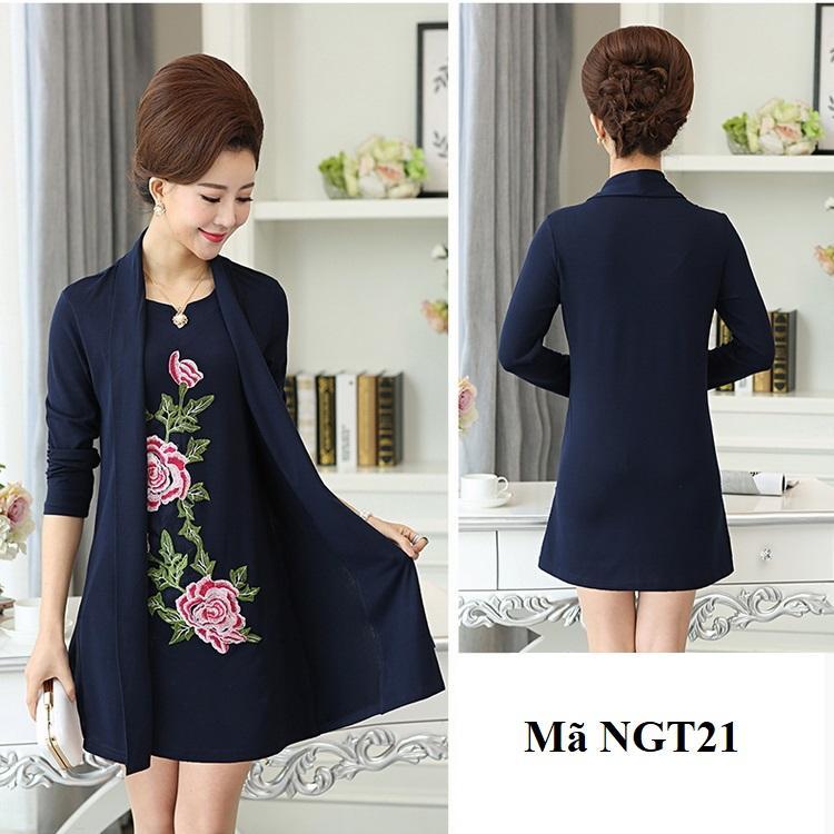 Váy, đầm cho người trung niên, người lớn tuổi NGT21