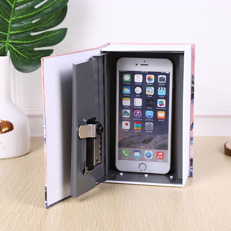 Két sắt mini hình quyển sách loại khóa số