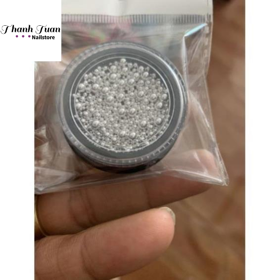 Hũ bi Mix Size trang trí móng Nail - Phụ kiện đồ nail Thanh Tuấn
