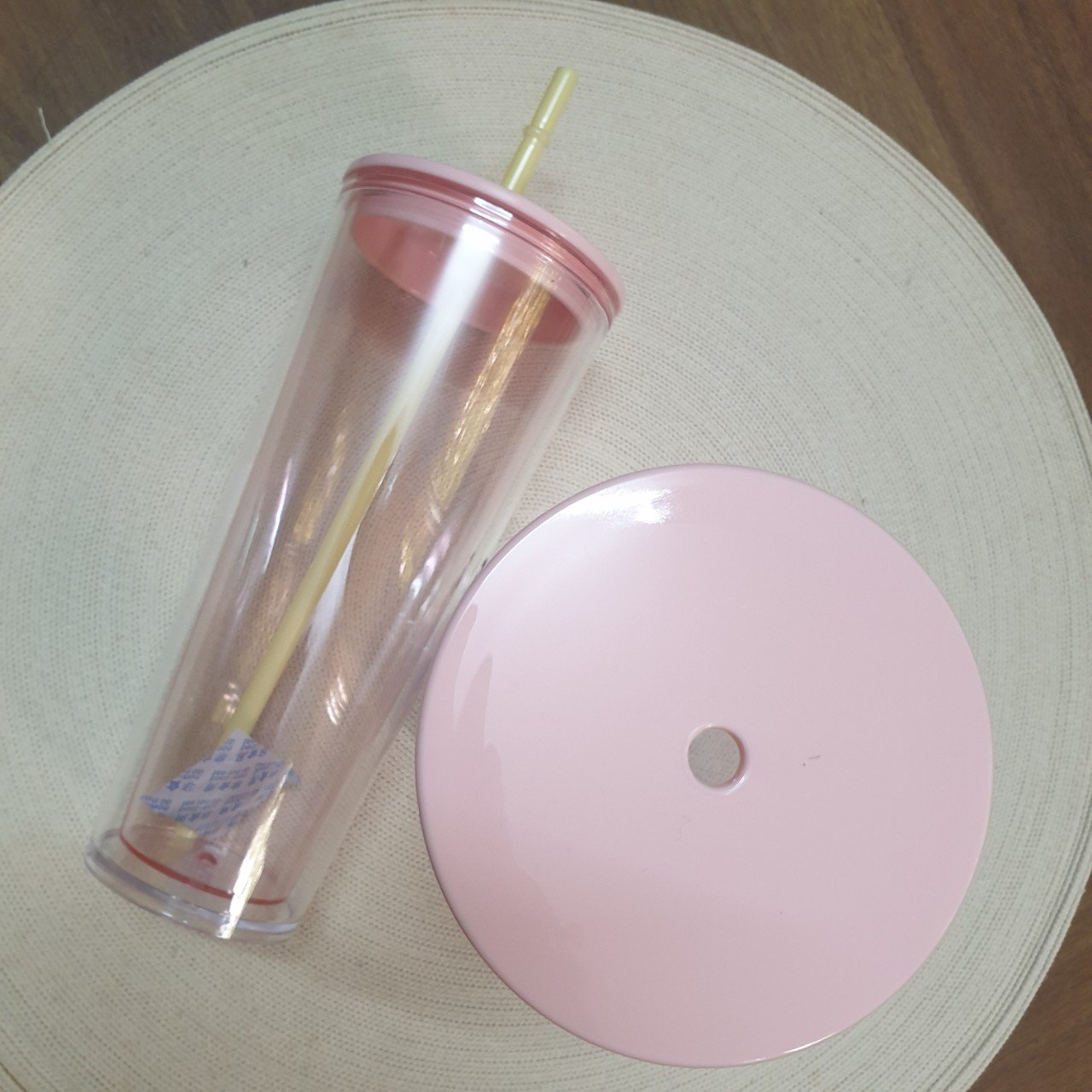 Ly 2 lớp 700ml trong suốt