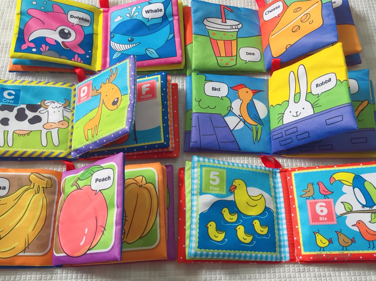 SET 6 QUYỂN SÁCH VẢI CHO BÉ SƠ SINH