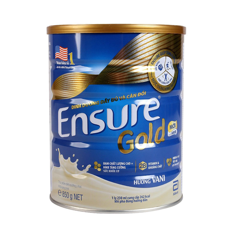 [Hoàn 50k ]Abbott - Ensure Gold HMB 850g hsd năm 2023