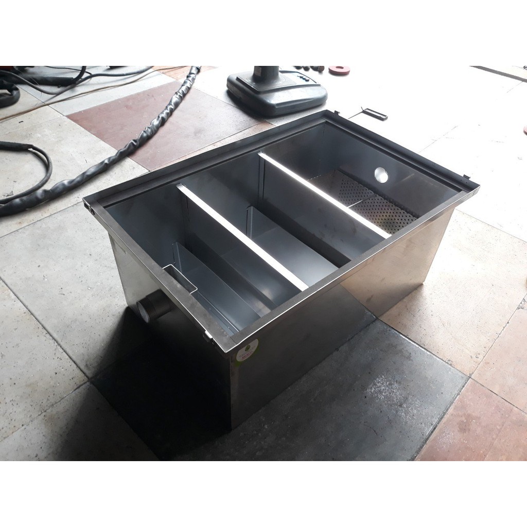 Bể Tách Mỡ Chất Liệu Inox Loại 20 Lít - Bẫy Mỡ