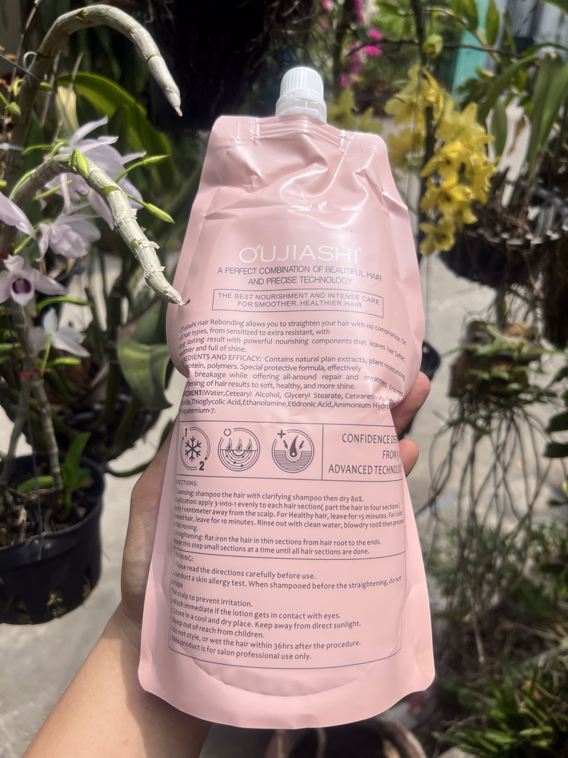 Kem Duỗi Tóc Hoa Anh Đào (Mới) (Không Cần Dập) | Made in Japan | 1000ml