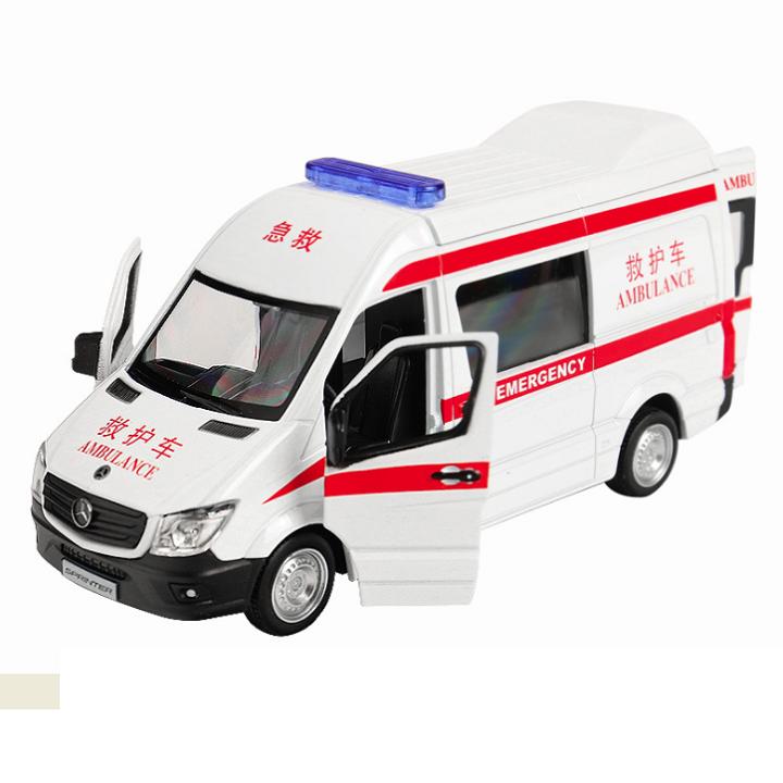 Xe cứu thương RMZ city tỉ lệ 1:36 xe bằng kim loại đồ chơi trẻ em