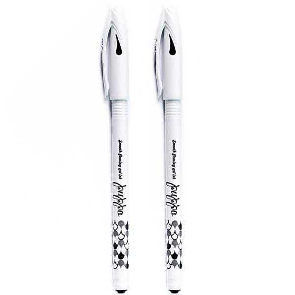 Vỉ 2 bút gel thiên long gel-027 - mực đen