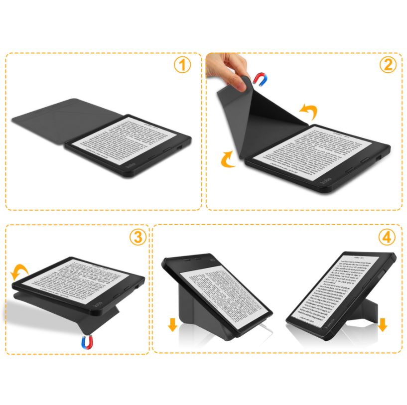 [Hoàn Tiền MAX] Bao da cho máy đọc sách Kobo Libra 2