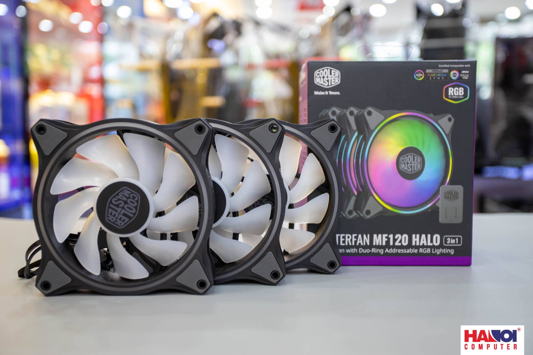 Fan Case CoolerMaster MasterFan MF120 Halo 3in1