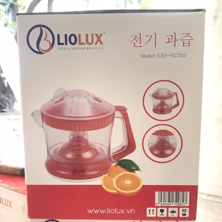 Máy vắt cam Liolux LIO-VC705 Dung tích 1L - Hàng chính hãng - Bảo hành 12 tháng