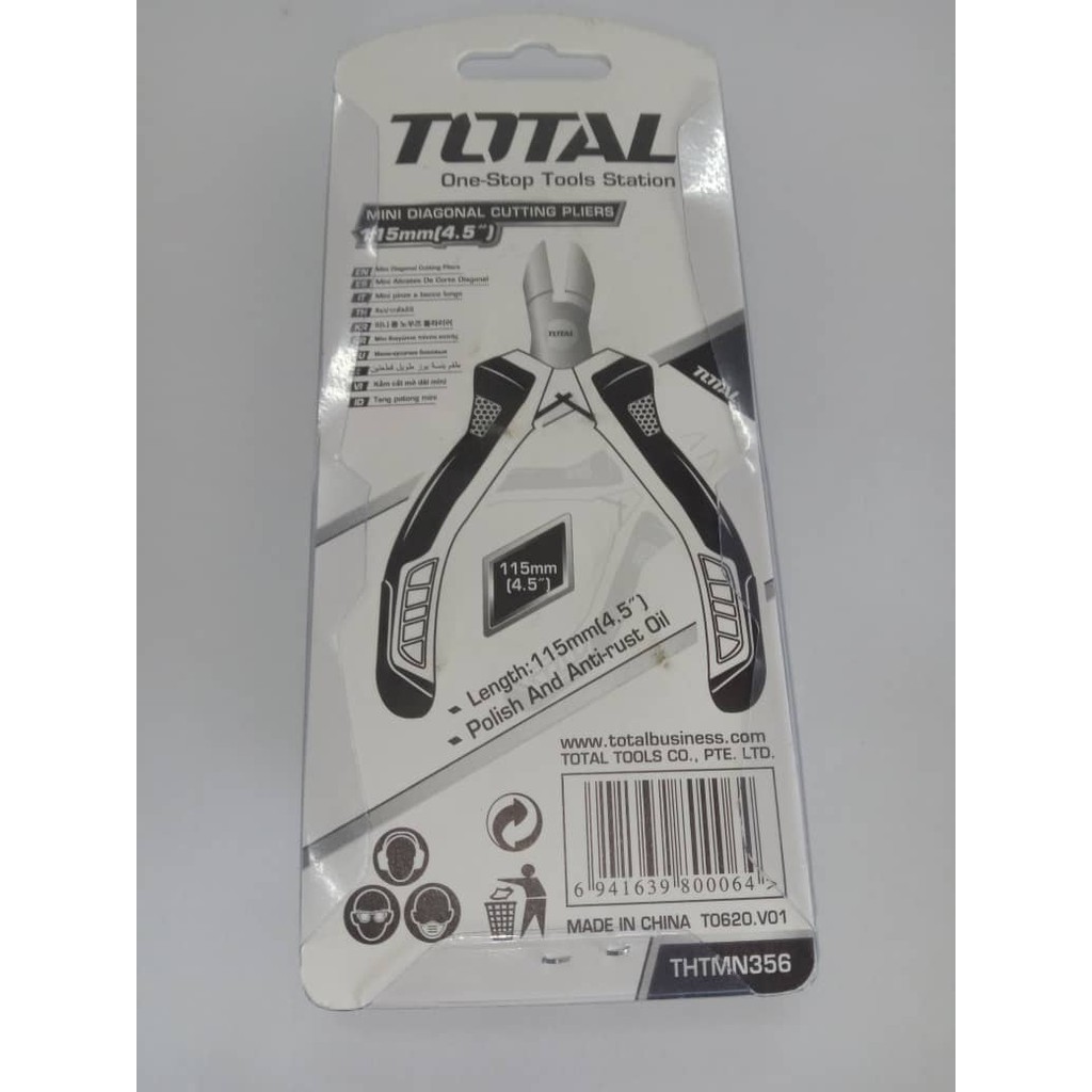 Kềm cắt mini 115mm total THTMN356