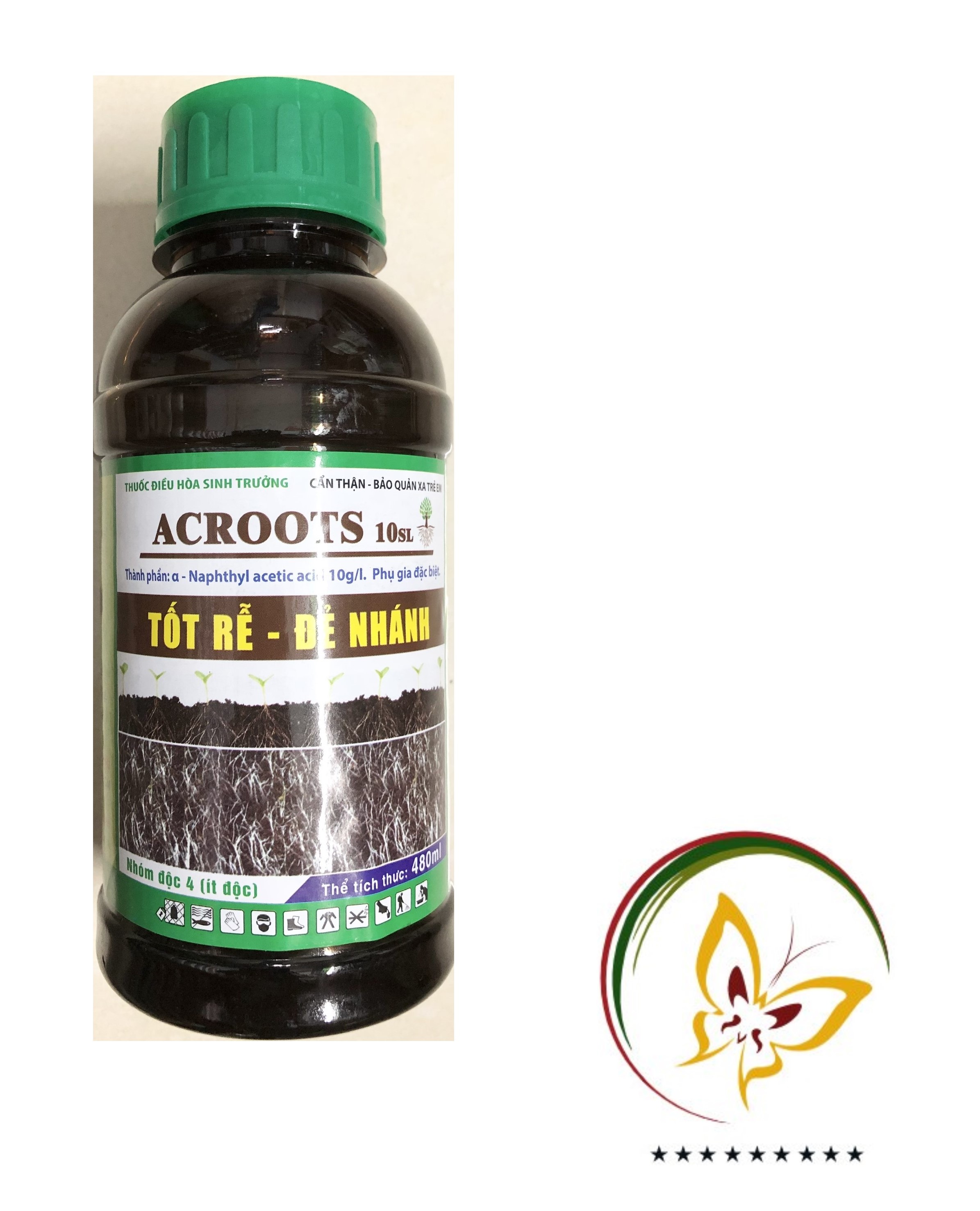 Acroots 10sl - điều hòa sinh trưởng, tốt rễ đẻ nhánh - #030a# 480ml