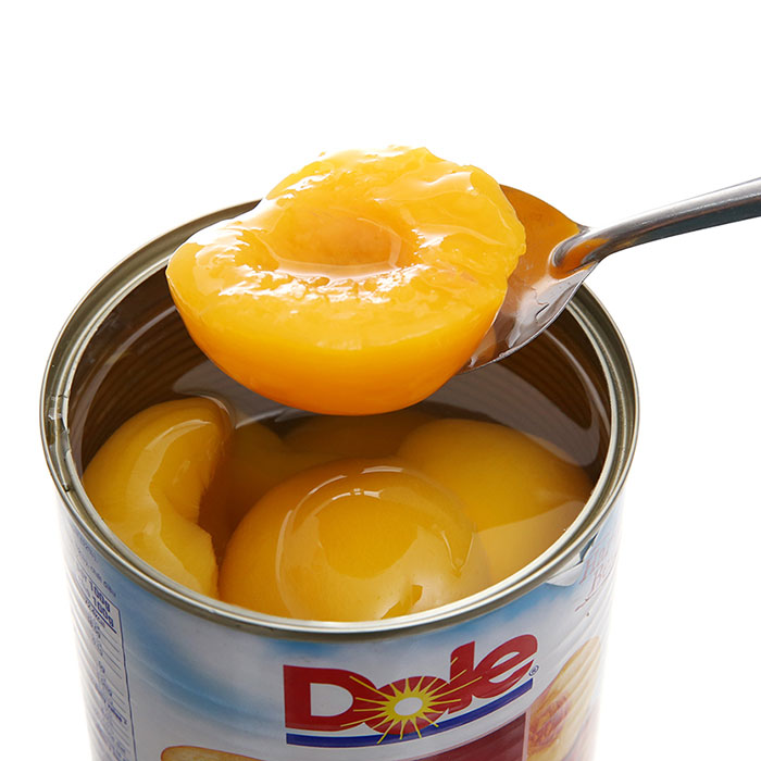 [HCM]Đào ngâm Hi Lạp dạng lon Dole 820g