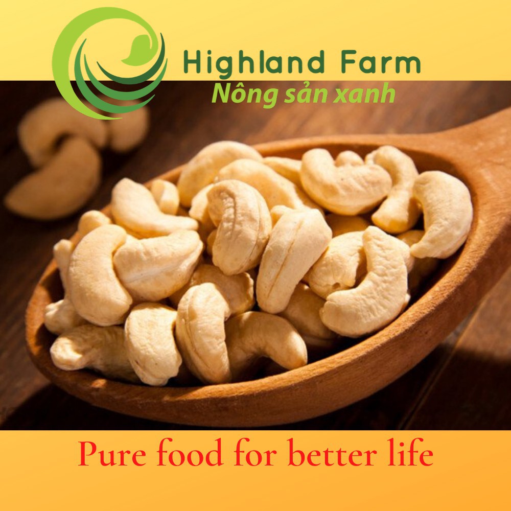 500Gram Hạt điều sữa bình phước bể đôi ( Sống và Chín)