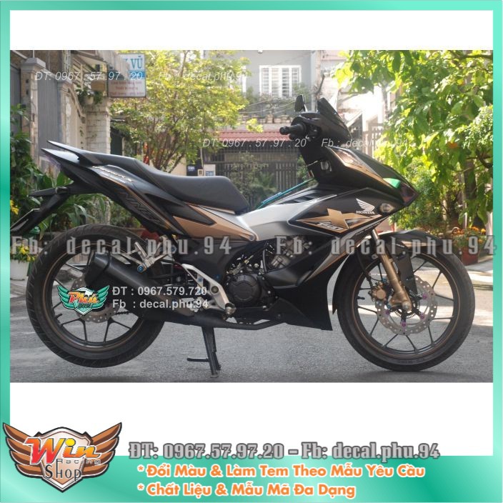 Tem rời Winner X nhám Vàng Đồng
