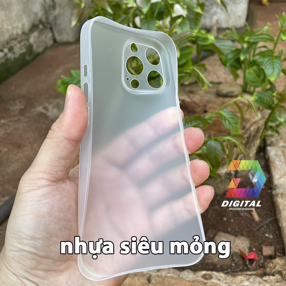 Combo 2 Ốp Lưng Trong Nhám Unibody iPhone 13 Pro Max Siêu Mỏng