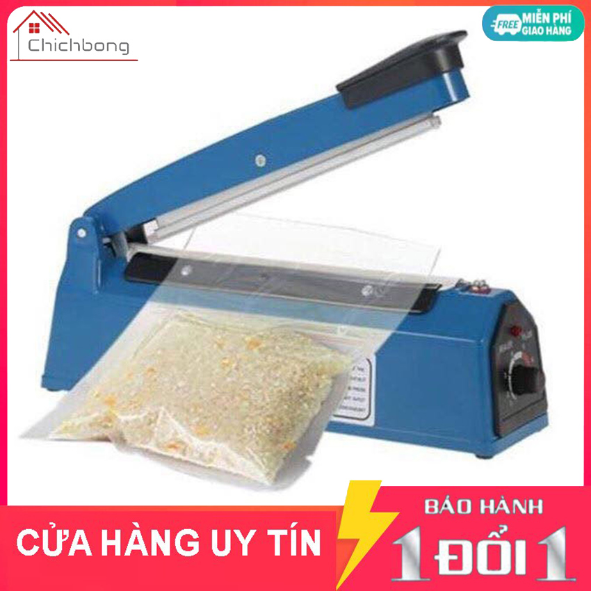Máy hàn miệng túi ni lông dập tay 20cm PFS200 tiện dụng - Tặng kèm 1 thanh dây hàn nhiệt