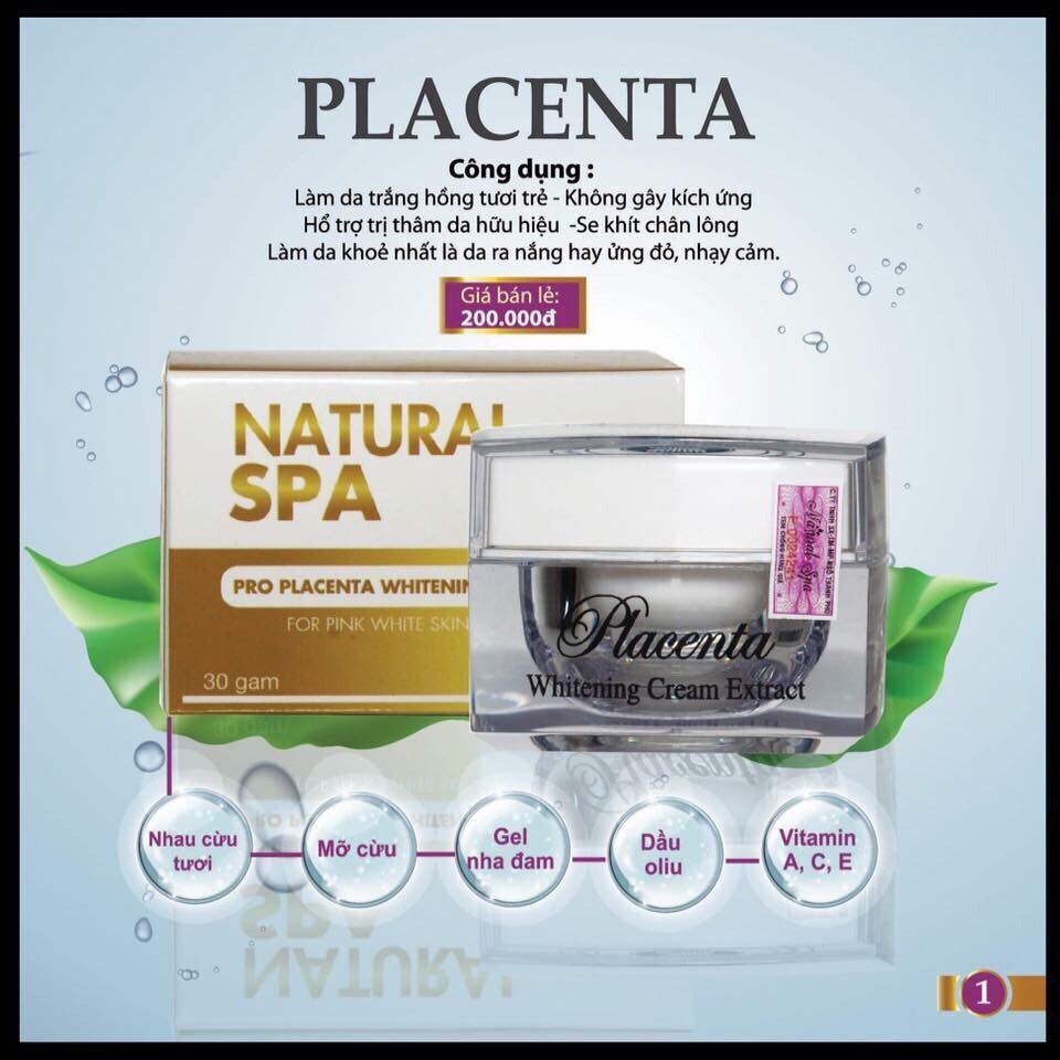 Kem Nhau Cừu Placenta Natural Spa