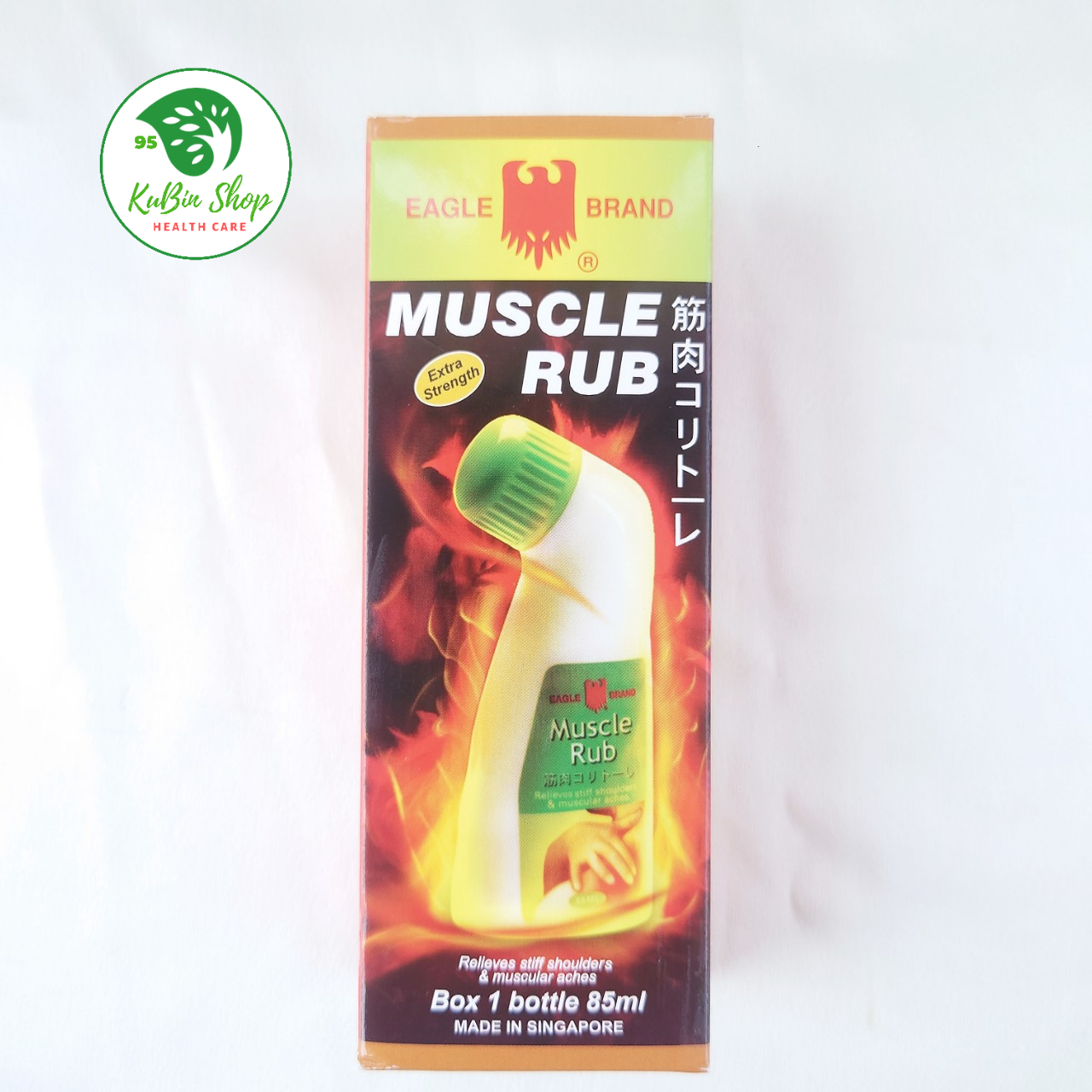 Dầu Nóng Xoa Bóp Con Ó Dạng Lăn EAGLE MUSCLE RUB 85ml