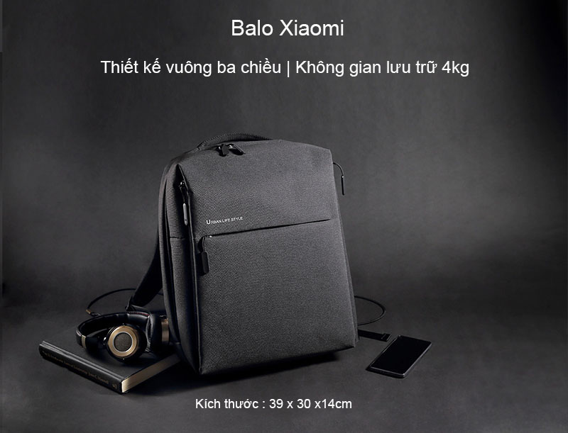 Ba Lô Mi City Backpack (Urban Life Style) - Hàng chính hãng