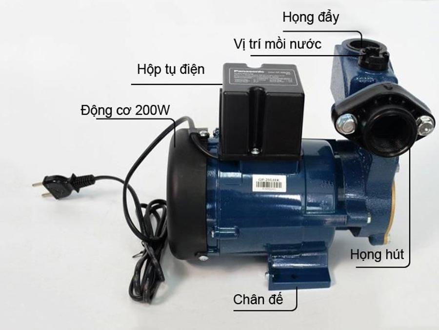 Máy bơm đẩy cao Panasonic GP200JXK (200W)-Hàng nhập khẩu