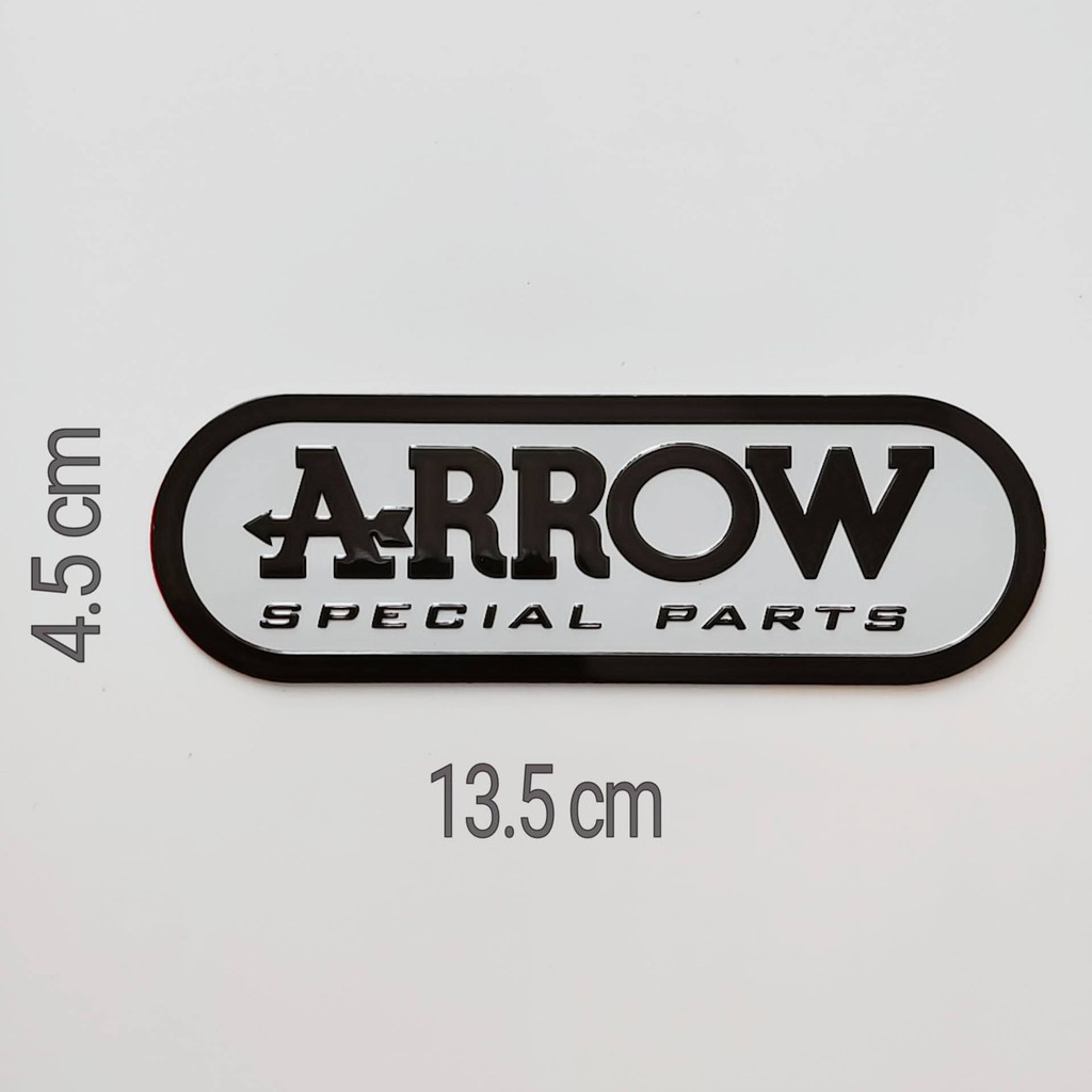 Tem Logo Arrow Bằng Nhôm Nhiều Mẫu