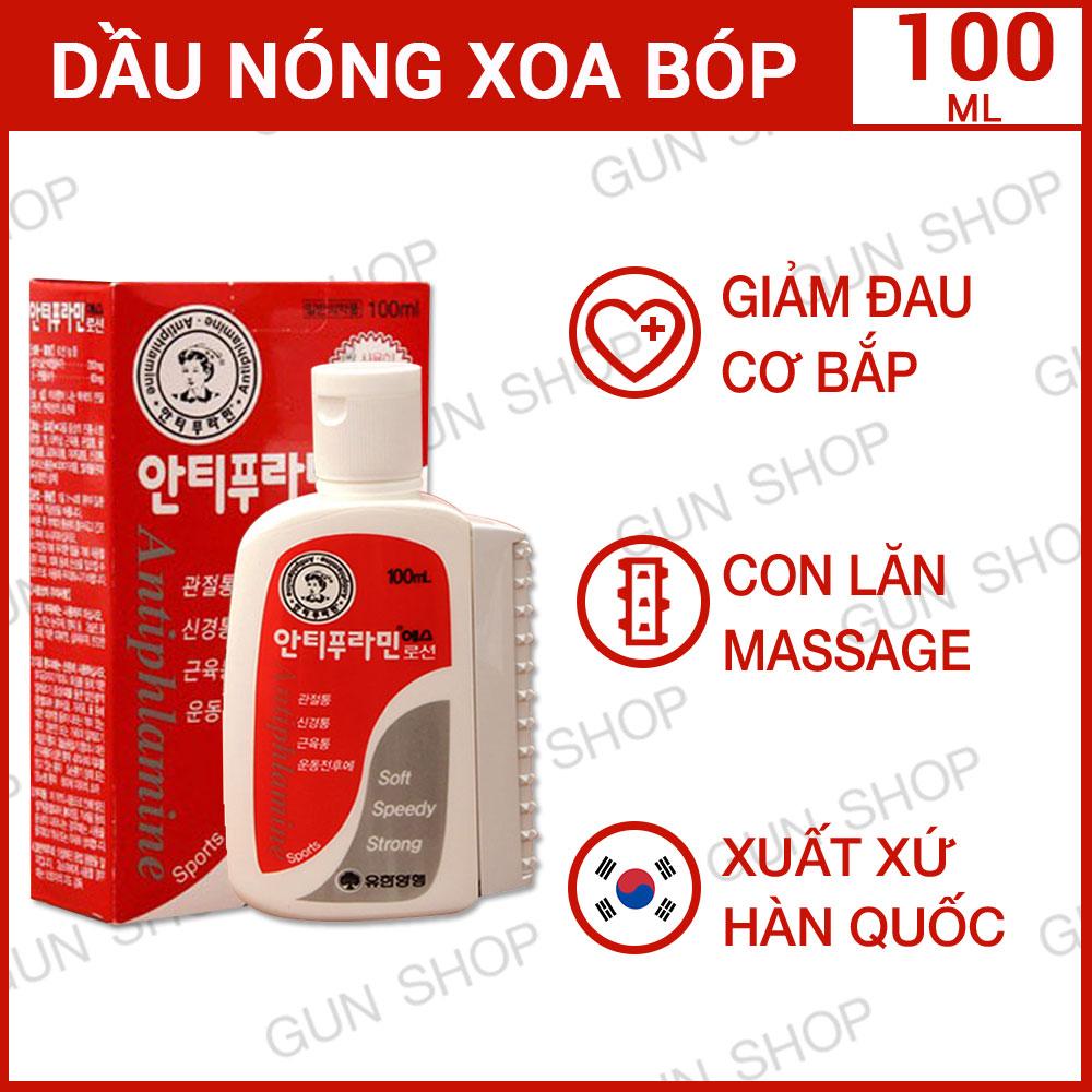 Dầu nóng xoa bóp Hàn Quốc Antiphlamine 100ml