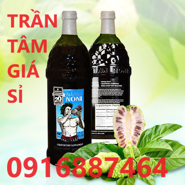 Nước ép trái nhàu tahitian noni - juice 1000 ml - morinda usa