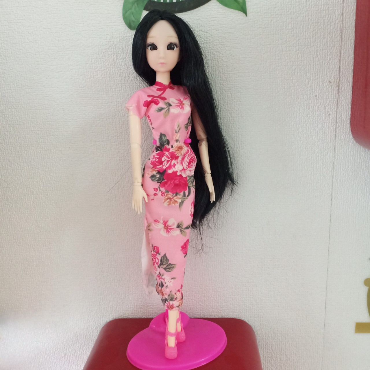 Váy Sườn Xám cho Búp Bê barbie 30cm