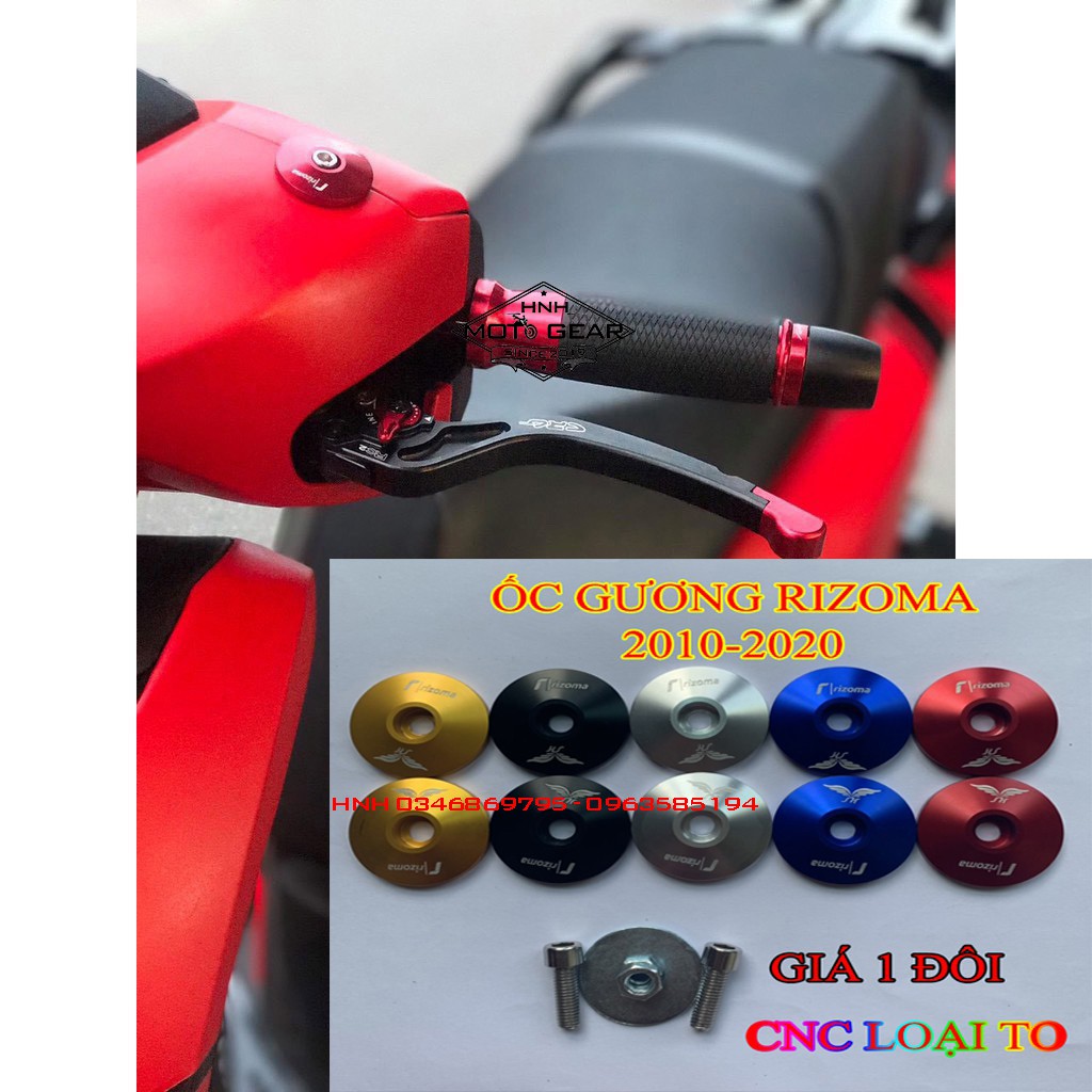Ốc Gương Rizoma Cắt CNC Cho SH 2010-2020