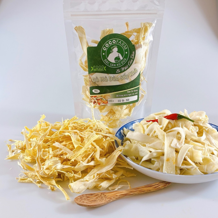 Củ hủ dừa sấy khô Cocofarm