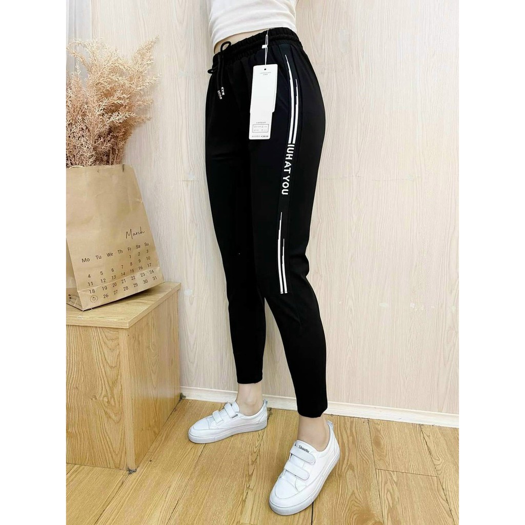 QUẦN BAGGY phối sọc chất umi
