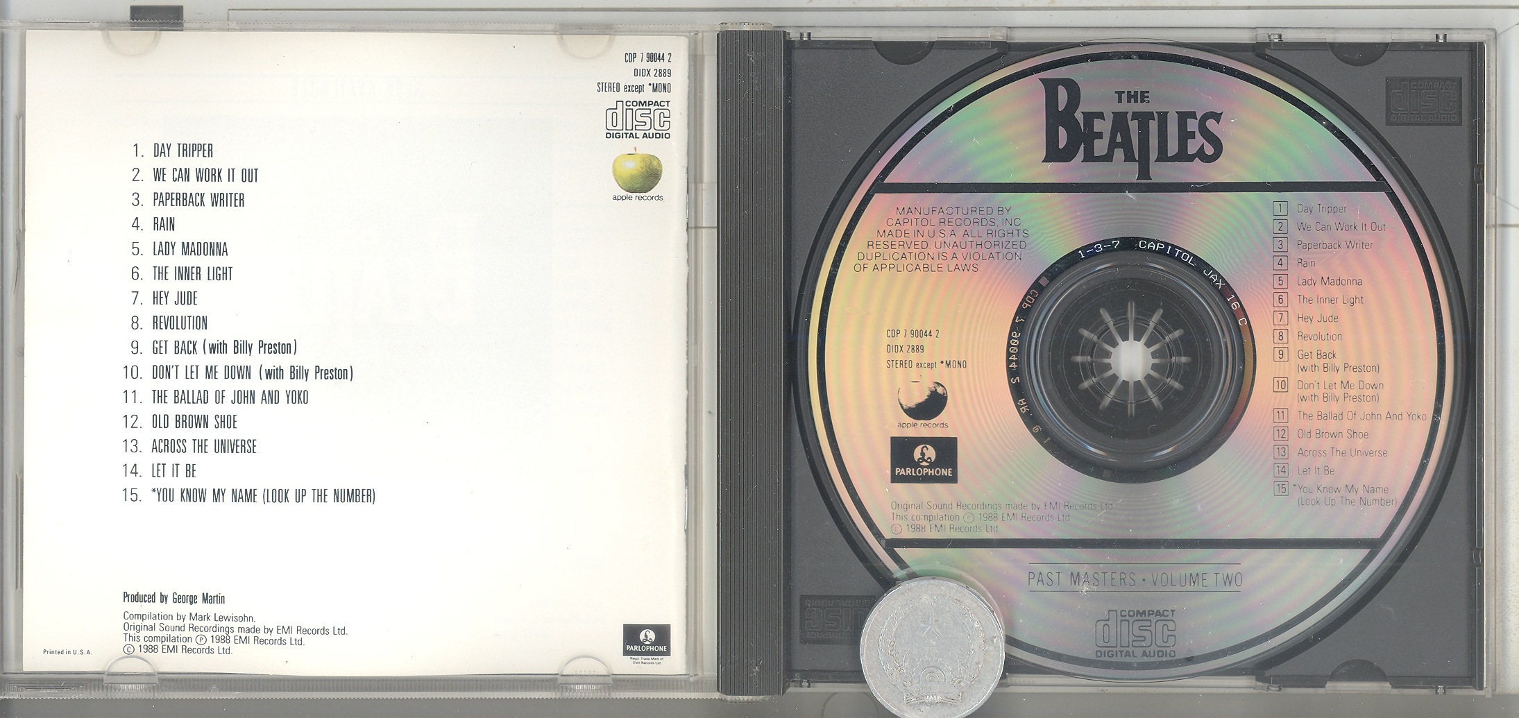stereomate - Đĩa nhạc - CD gốc: The Beatles - Past Master Vol. 2