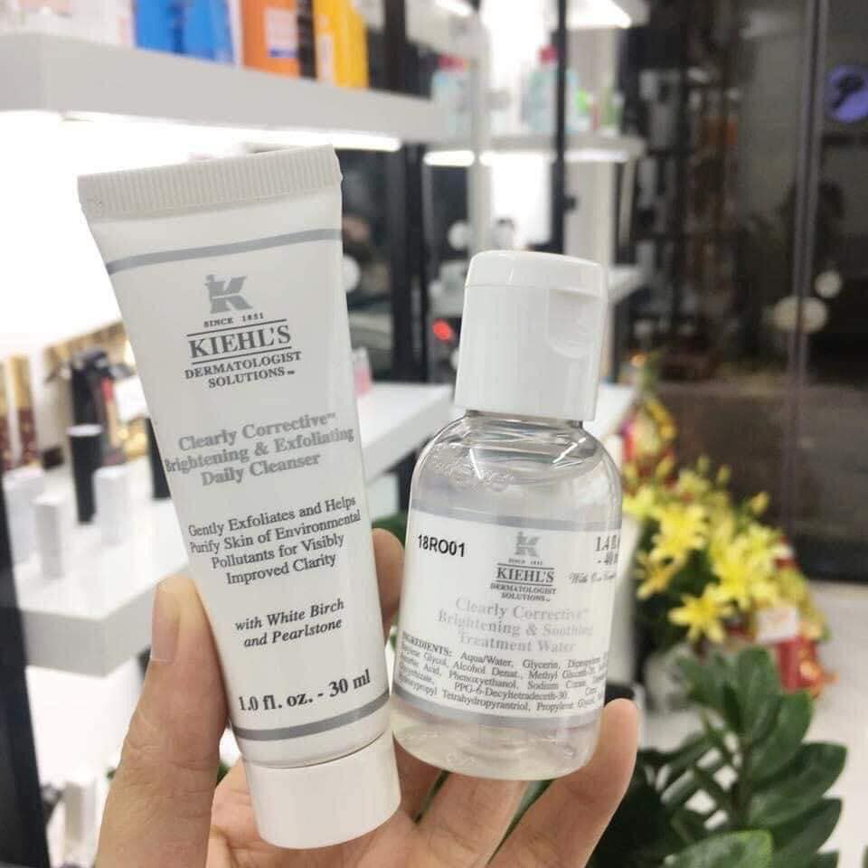 Set dưỡng Kiehls trắng da, mờ thâm nám