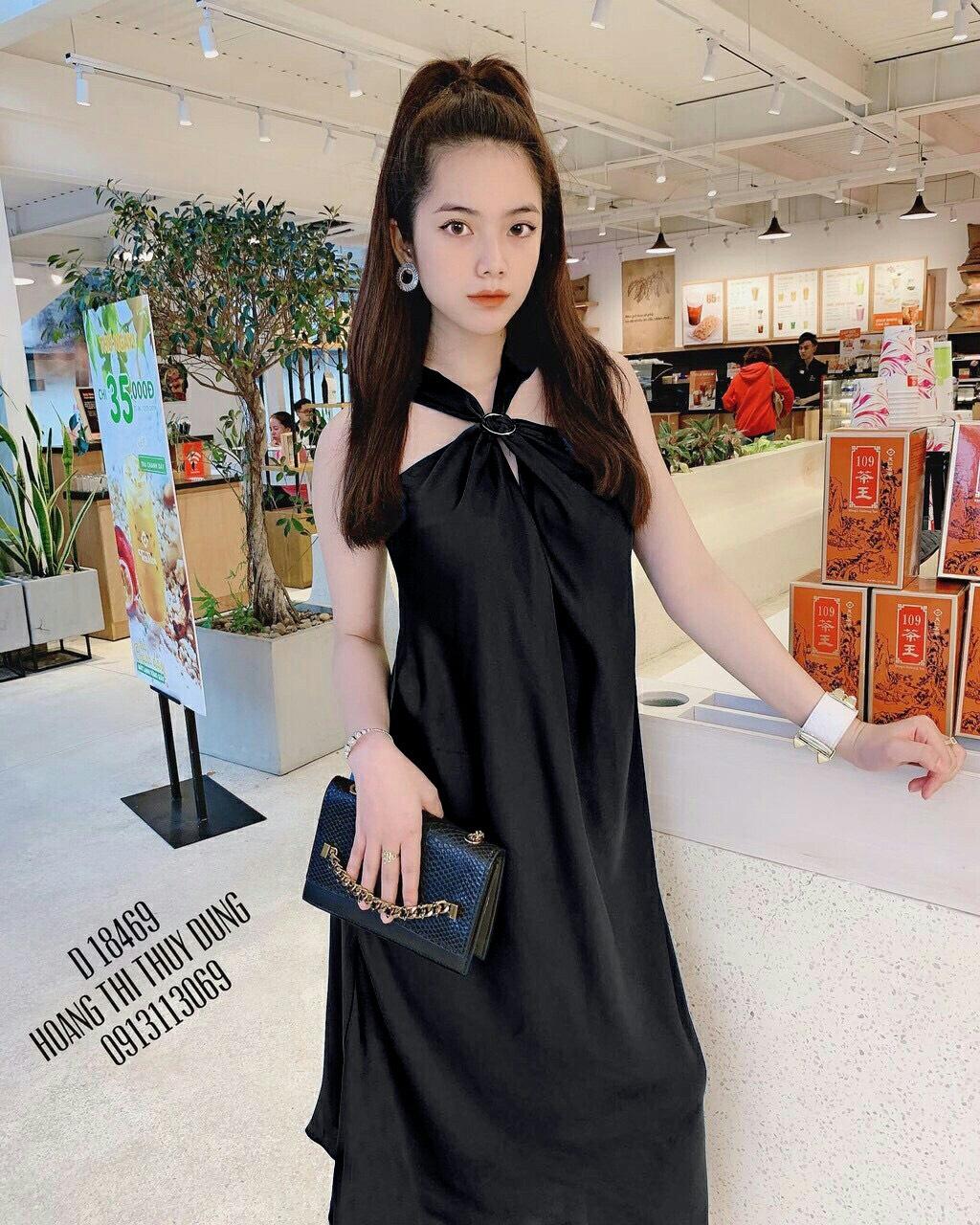 Đầm Phi Bóng suông dài SKU Japan134
